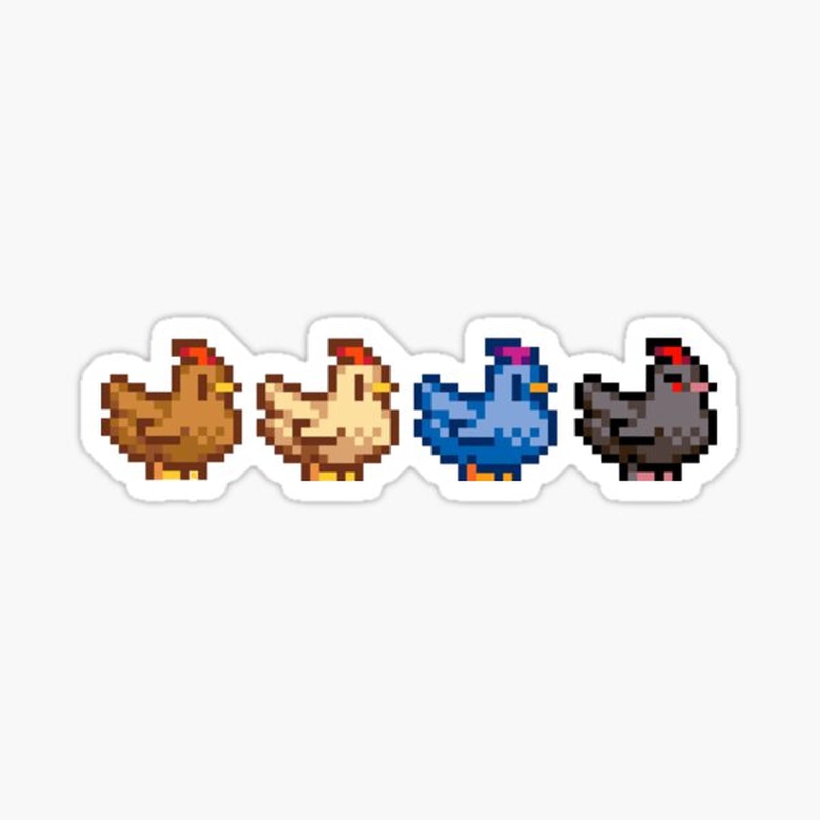 4 Chickens Stardew Valley