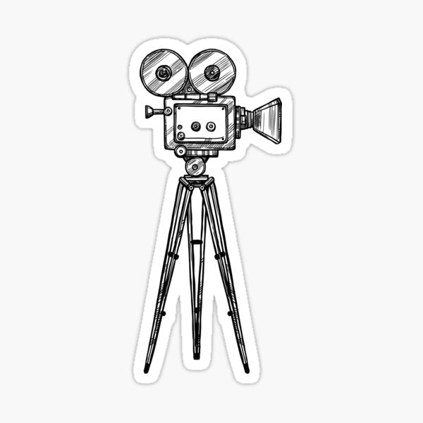 A Drawing Of A Film Camera