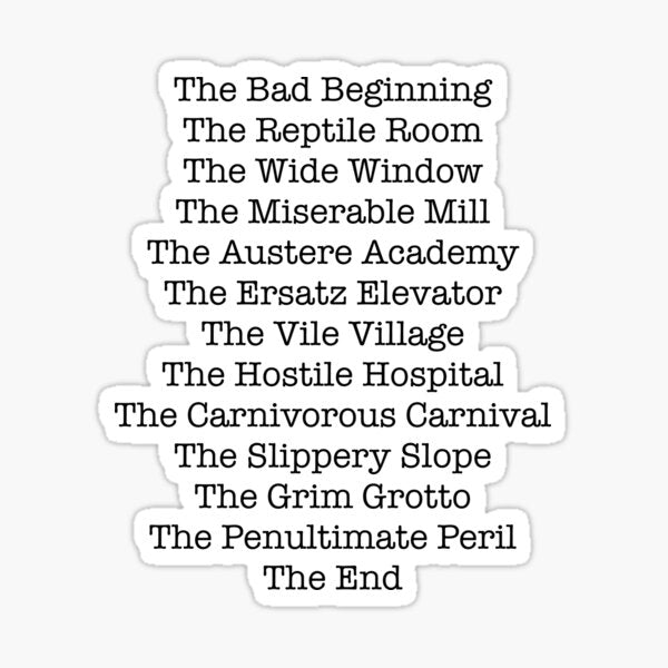 A Series of Unfortunate Events 1