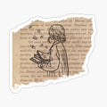 A girl reading