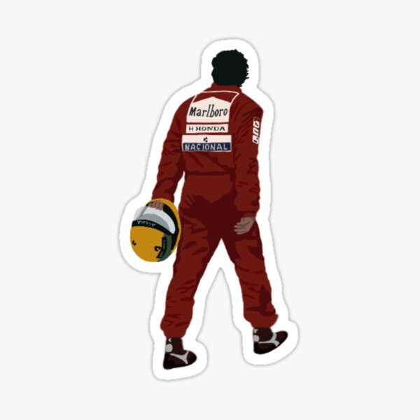 Ayrton Senna walking