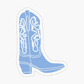 Blue Cowboy Cowgirl Boot