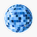 Blue Disco Ball