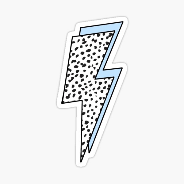 Blue Dot Lighting Bolt