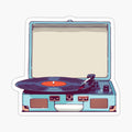 Blue Vinyl Record Player