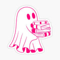 Book reading sheet ghost