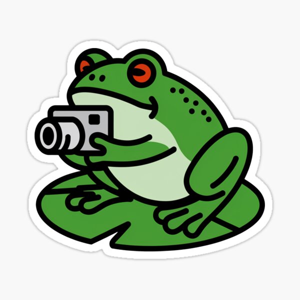 Camera Green Frog