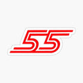 Carlos Sainz Number 55