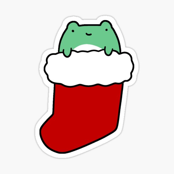 Christmas Stocking Frog