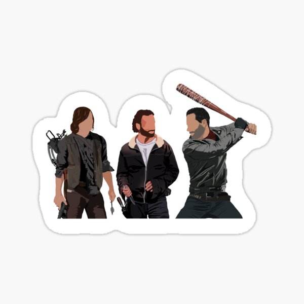 Daryl, Rick and Negan