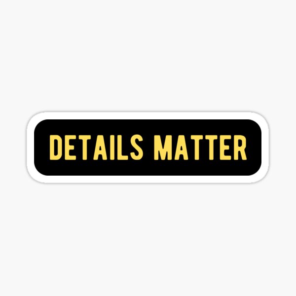 Details Matter Jack Reacher Quote