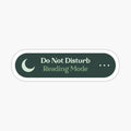 Do not disturb reading