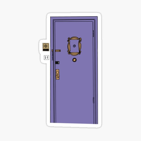 Door purple Monica