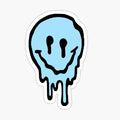 Drippy smiley face