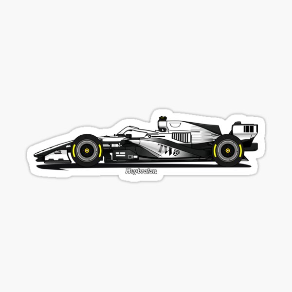 F1 MAC26 Left Side Vector Art