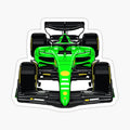 F1 Racing Car Green