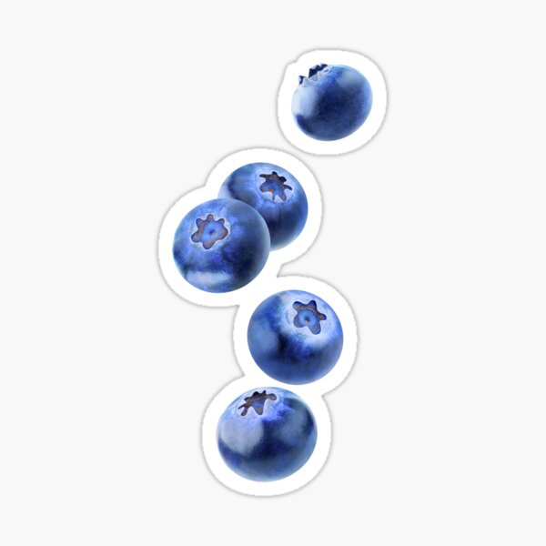 Falling blueberries