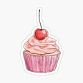 Fancy Pink Cupcake