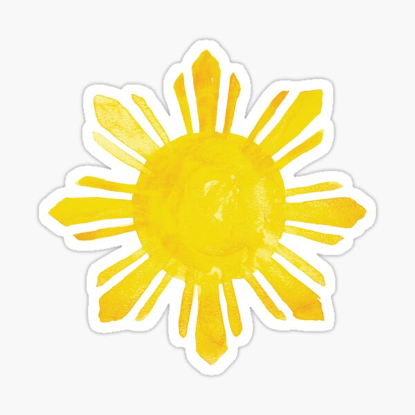 Filipino Sun in Watercolor