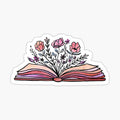 Floral Book Lover Reading