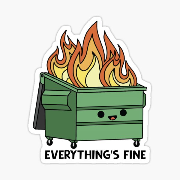 Funny Dumpster Fire Everything's