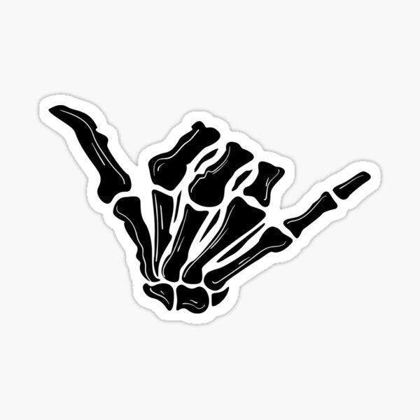 Hang loose skeleton