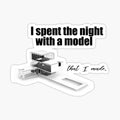 I spent the night with a model.