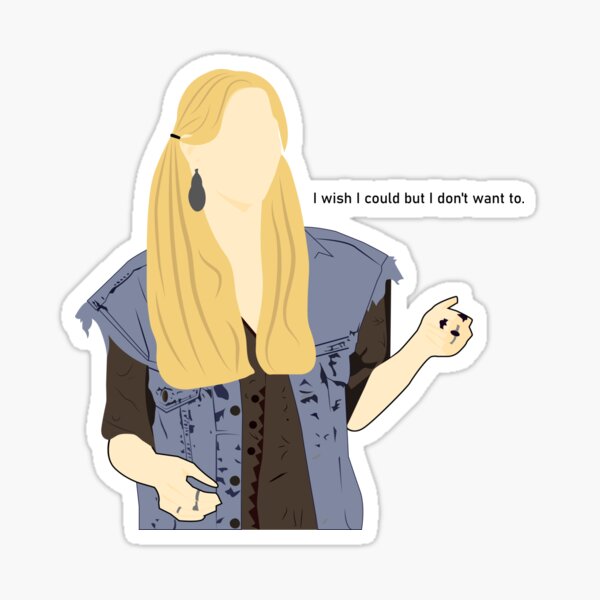 I wish I could but I don't want to