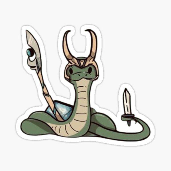 Loki in snake form