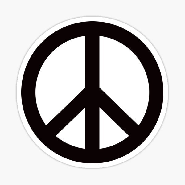 Peace sign symbol