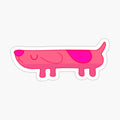 Pink Long Dog