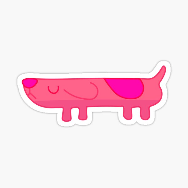 Pink Long Dog