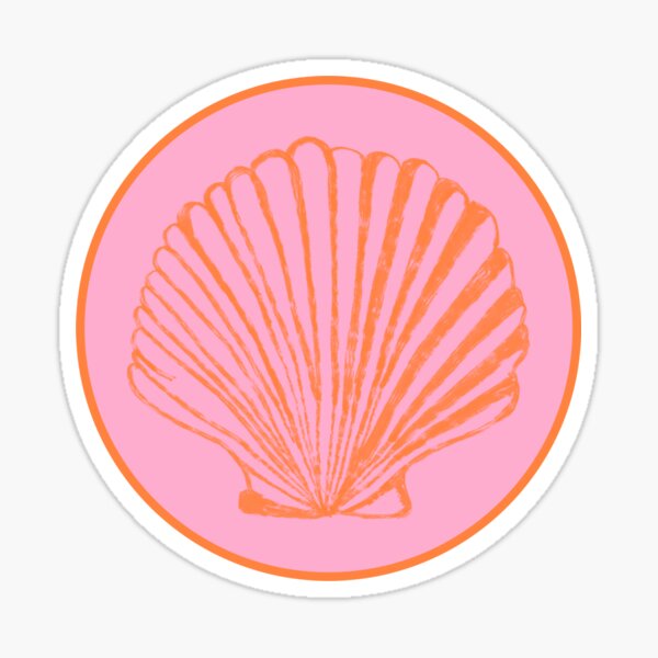 Pink & Orange Seashell