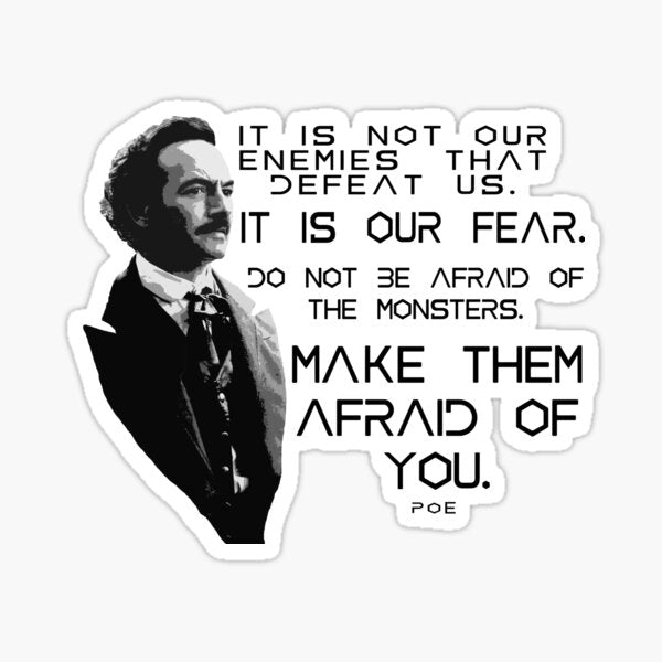 Poe About Fear from Altered Carbon