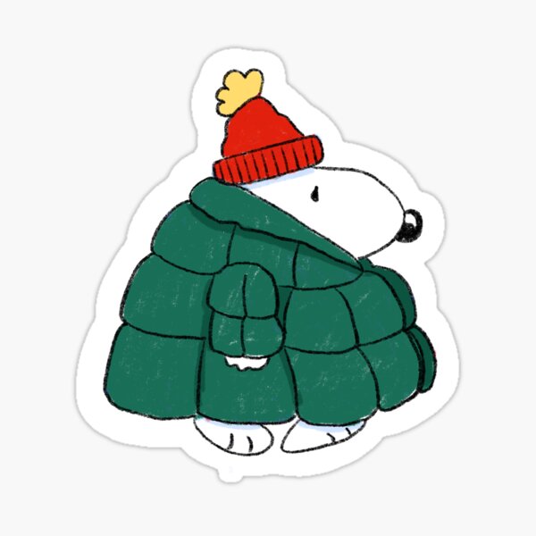 Puffer Jacket Beanie Green