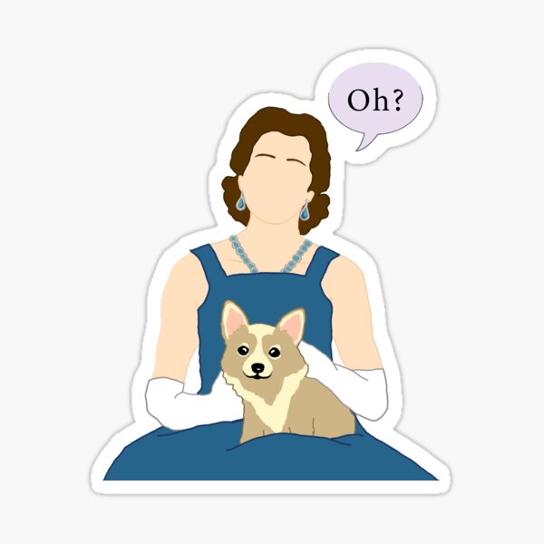Queen and her corgis