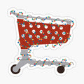 Retail Holiday Lights Cart