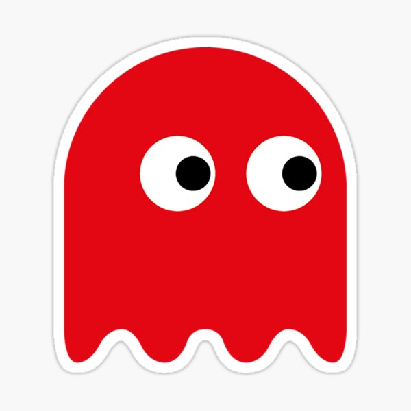 Retro Red Ghost