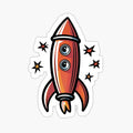 Retro Space Rocket