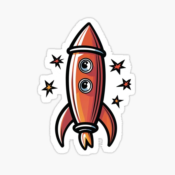 Retro Space Rocket