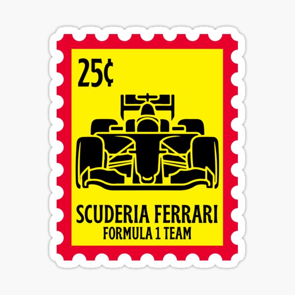 Scuderia Ferrari F1 Team Stamp