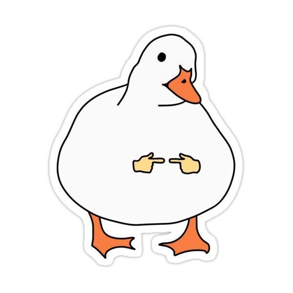 Shy goose