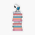Snoopy and books