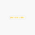 So Golden Sticker