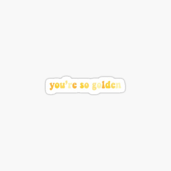So Golden Sticker
