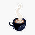 Space latte mug