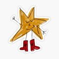 Star Guy in Red Boots