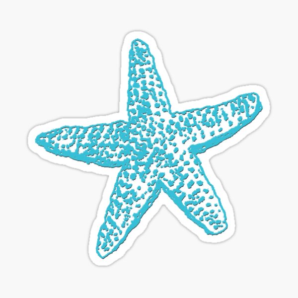Starfish, Aqua Blue