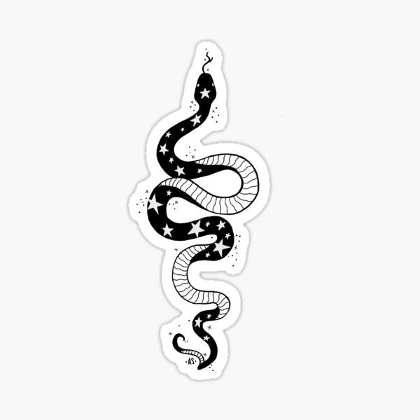 Starry Snake Sticker