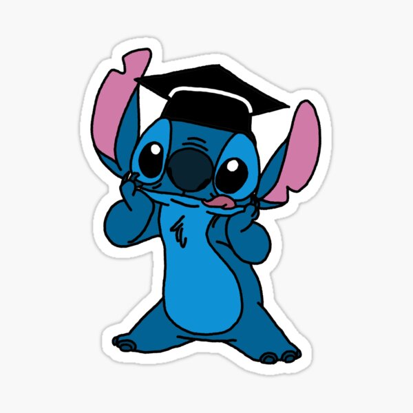 Stitch Wearing Grad